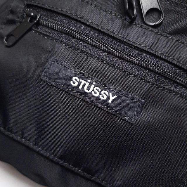 Stussy fanny pack black hot sale