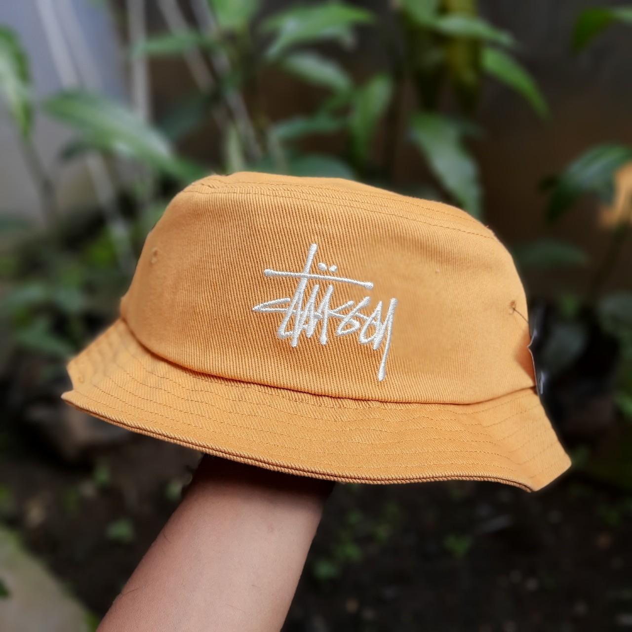 Stussy Big Logo Canvas Bucket Hat Brand New Never. Depop