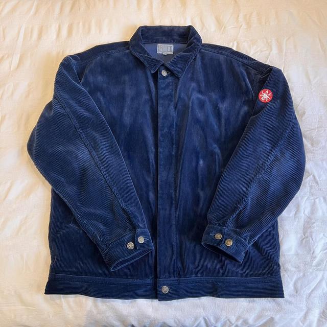 Cav Empt Whale Corduroy Jacket Rich Blue Cord Mind Depop