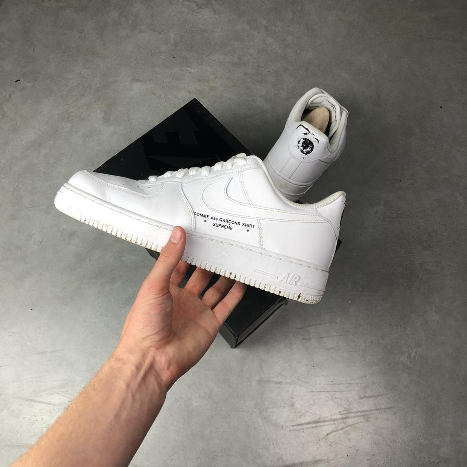 Supreme x Nike x CDG AF1 Collab Factory Flawed Pair Depop