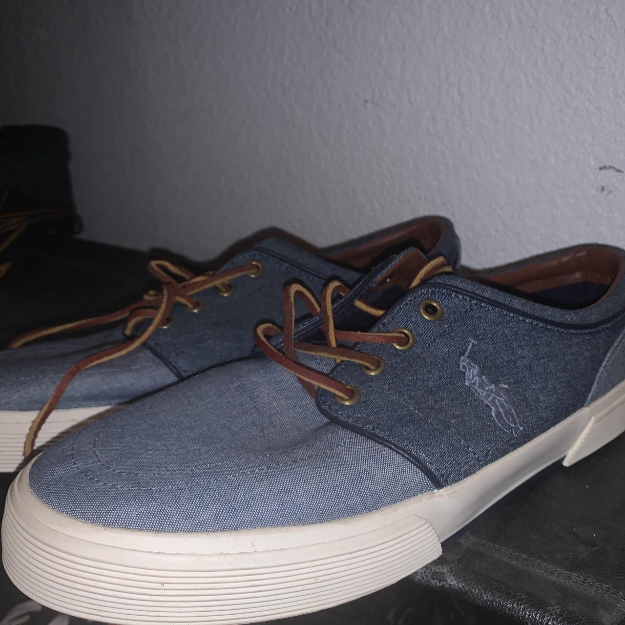 Mens size 10 Ralph Lauren Polo shoes. They have a... - Depop