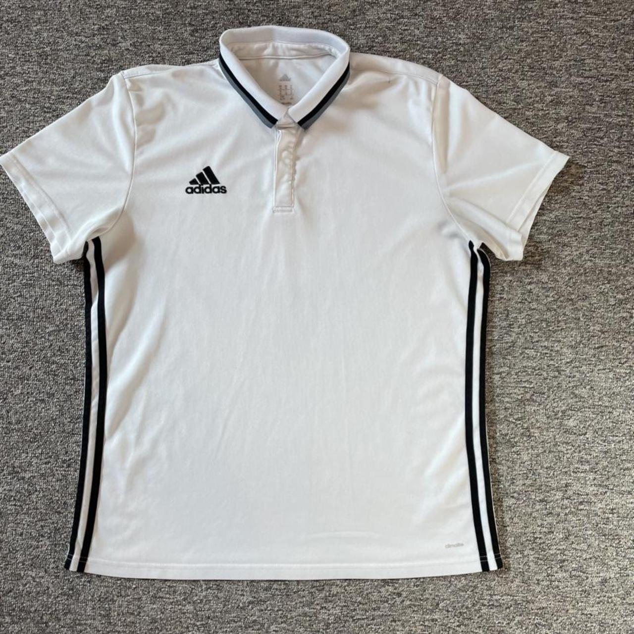 Adidas Men's White Polo-shirts | Depop