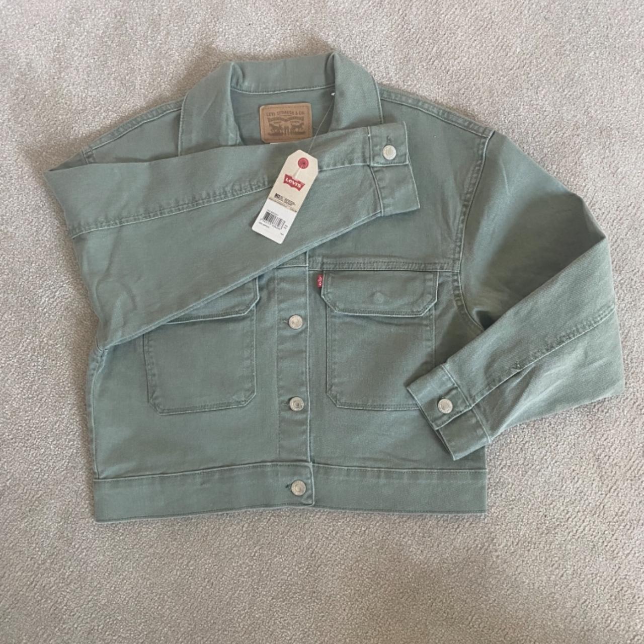 Levi's khaki denim on sale jacket