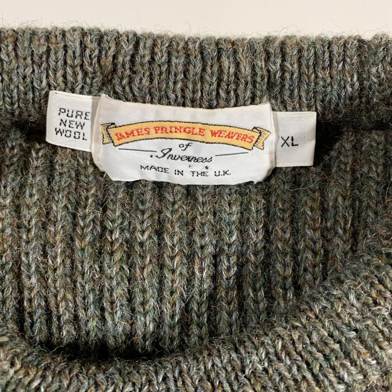 JAMES PRINGLE WEAVERS Pure Wool Cardigan Depop