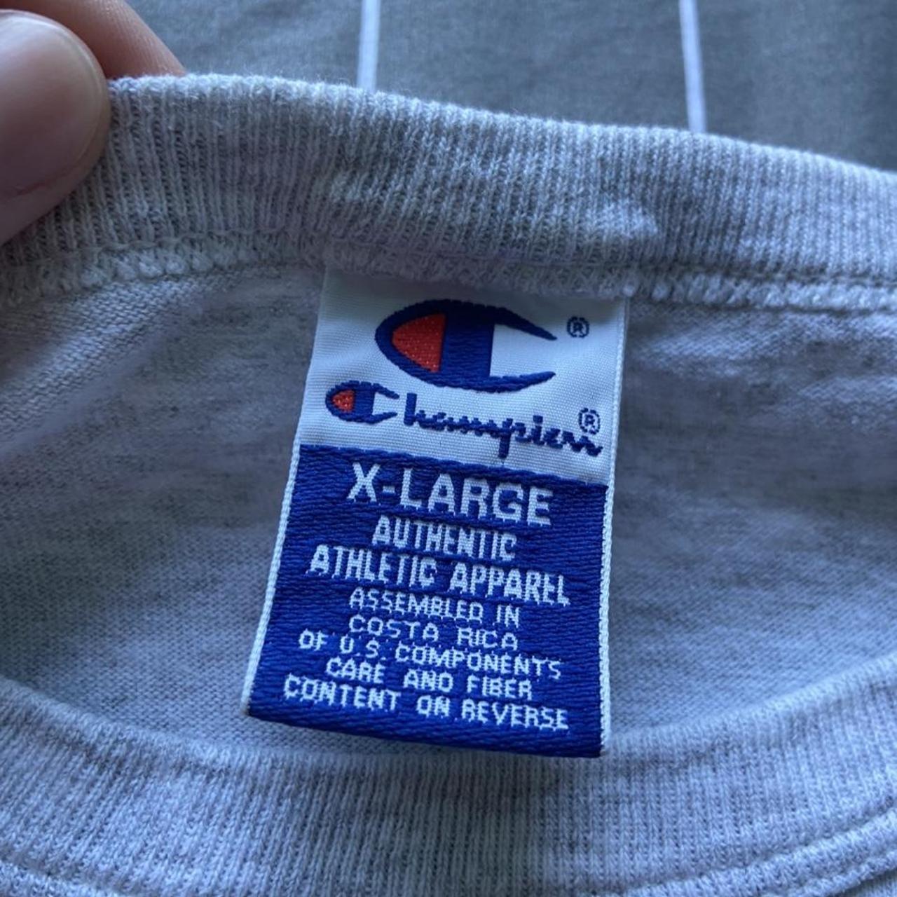 Vintage 84 Lumber Champion T-Shirt 90s XL Due to | Depop