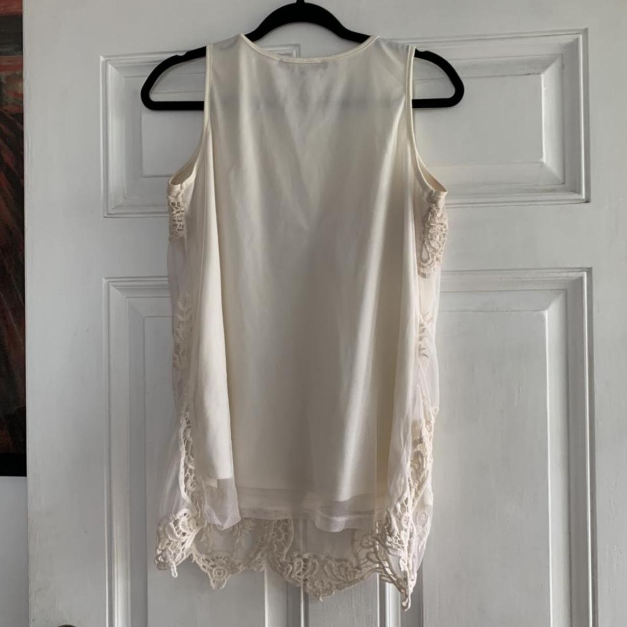 Product Image 3 - Pink Bouquet Cream lace tank