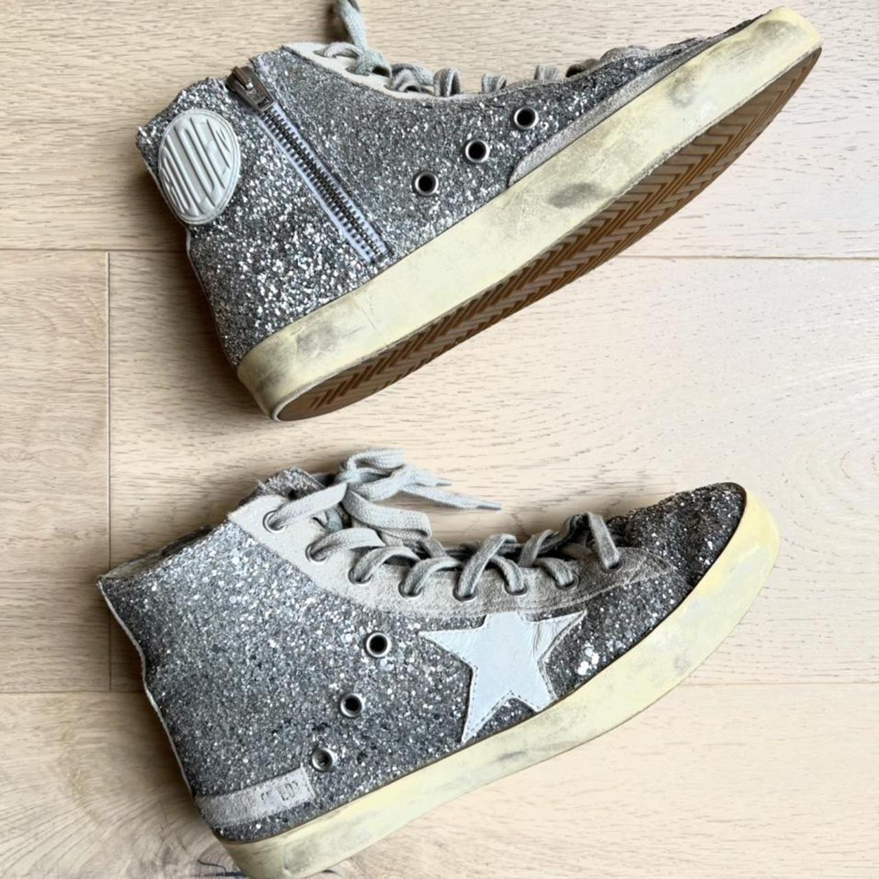 Golden Goose Francy Glitter Suede in IT 36 Colour -... - Depop