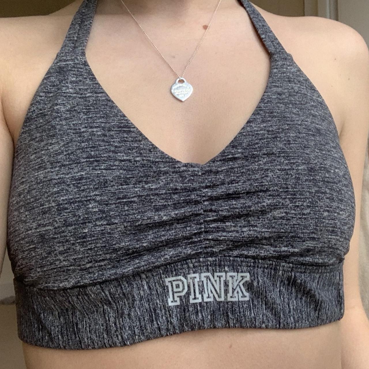 WANT GONE!! - pink souluex gym/sports bra - used but - Depop