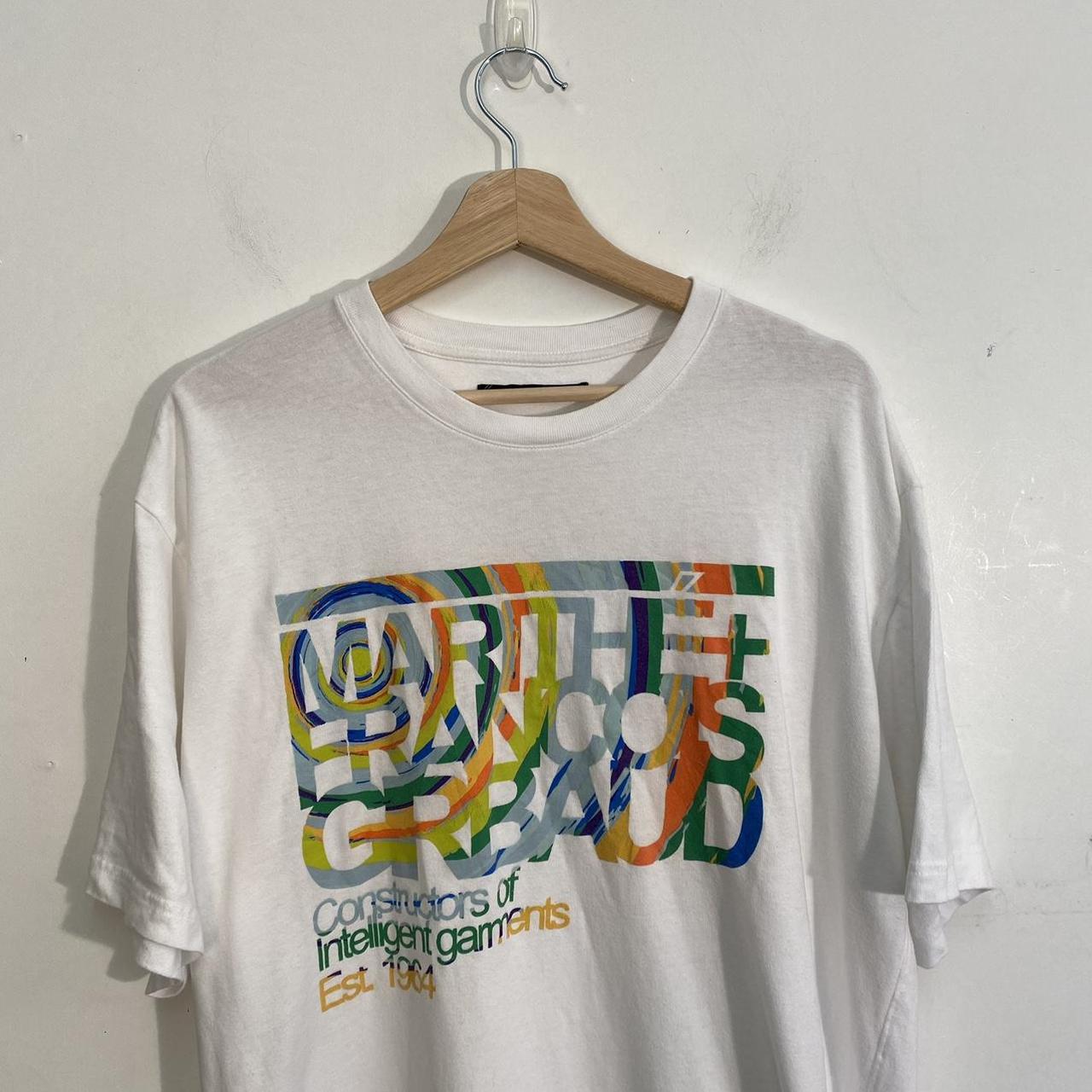 Marithé + Francois Girbaud White T-shirt Great... - Depop