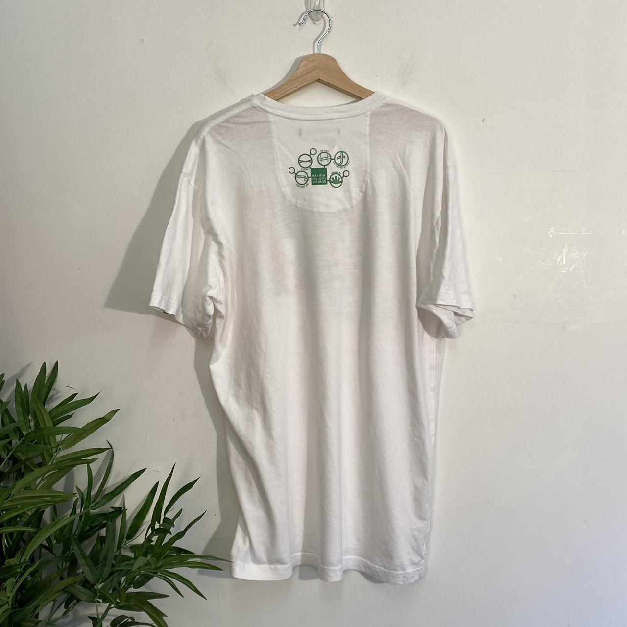 Marithé + Francois Girbaud White T-shirt Great... - Depop