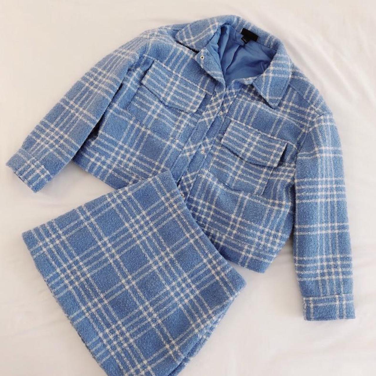 Monki plaid outlet jacket