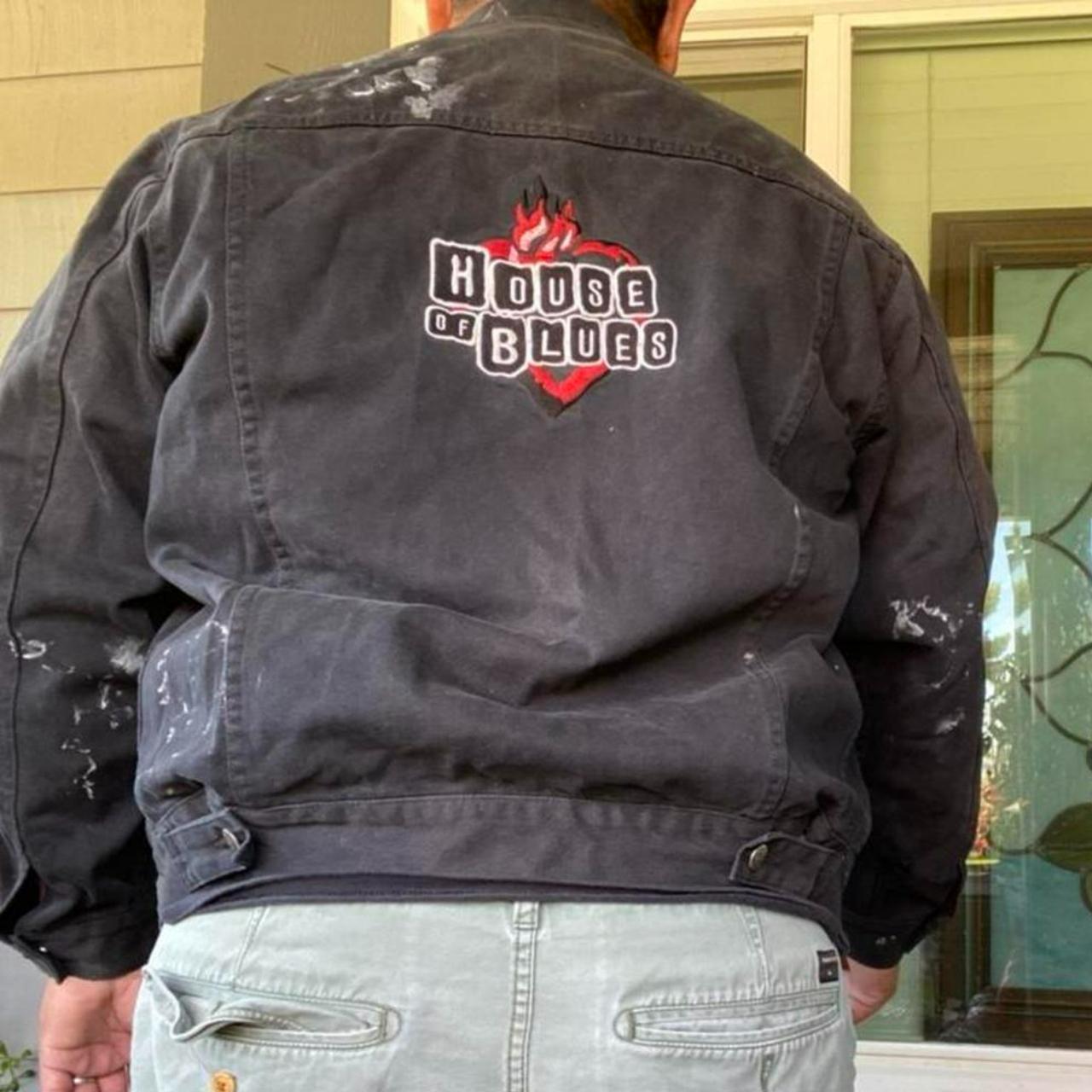 Vintage House Of Blues Black Denim jacket with a lot... Depop