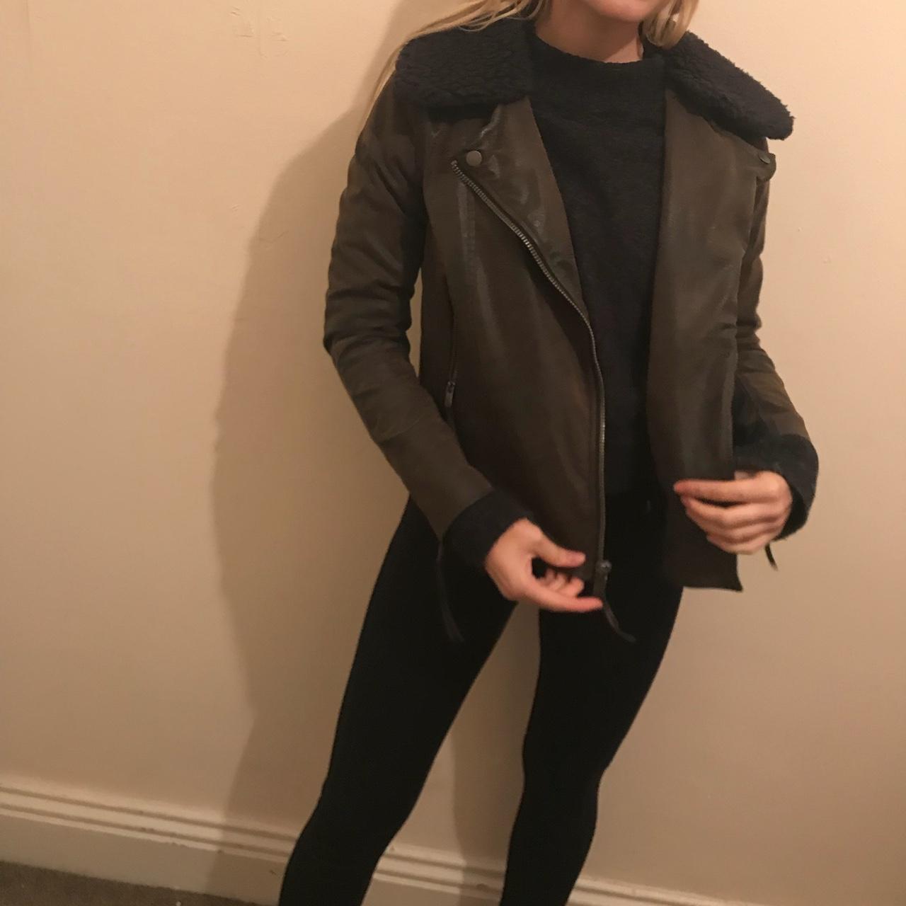 abercrombie suede bomber