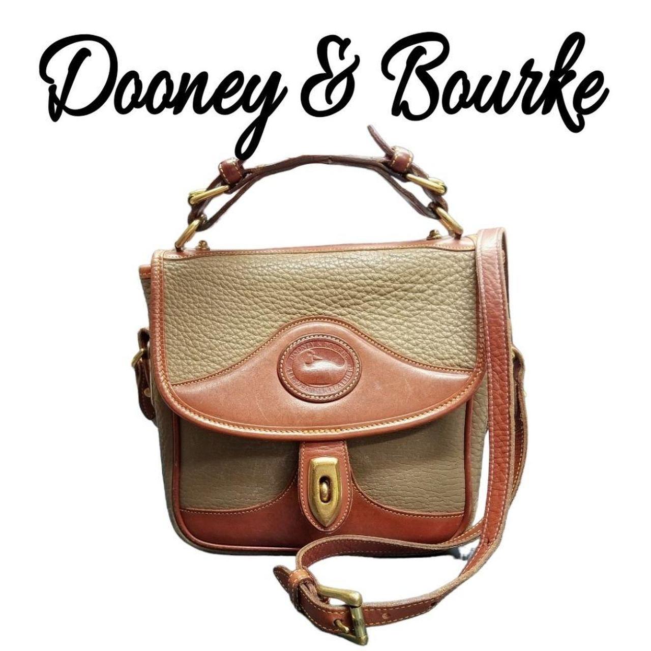 vintage-dooney-bourke-leather-satchel-crossbody-depop