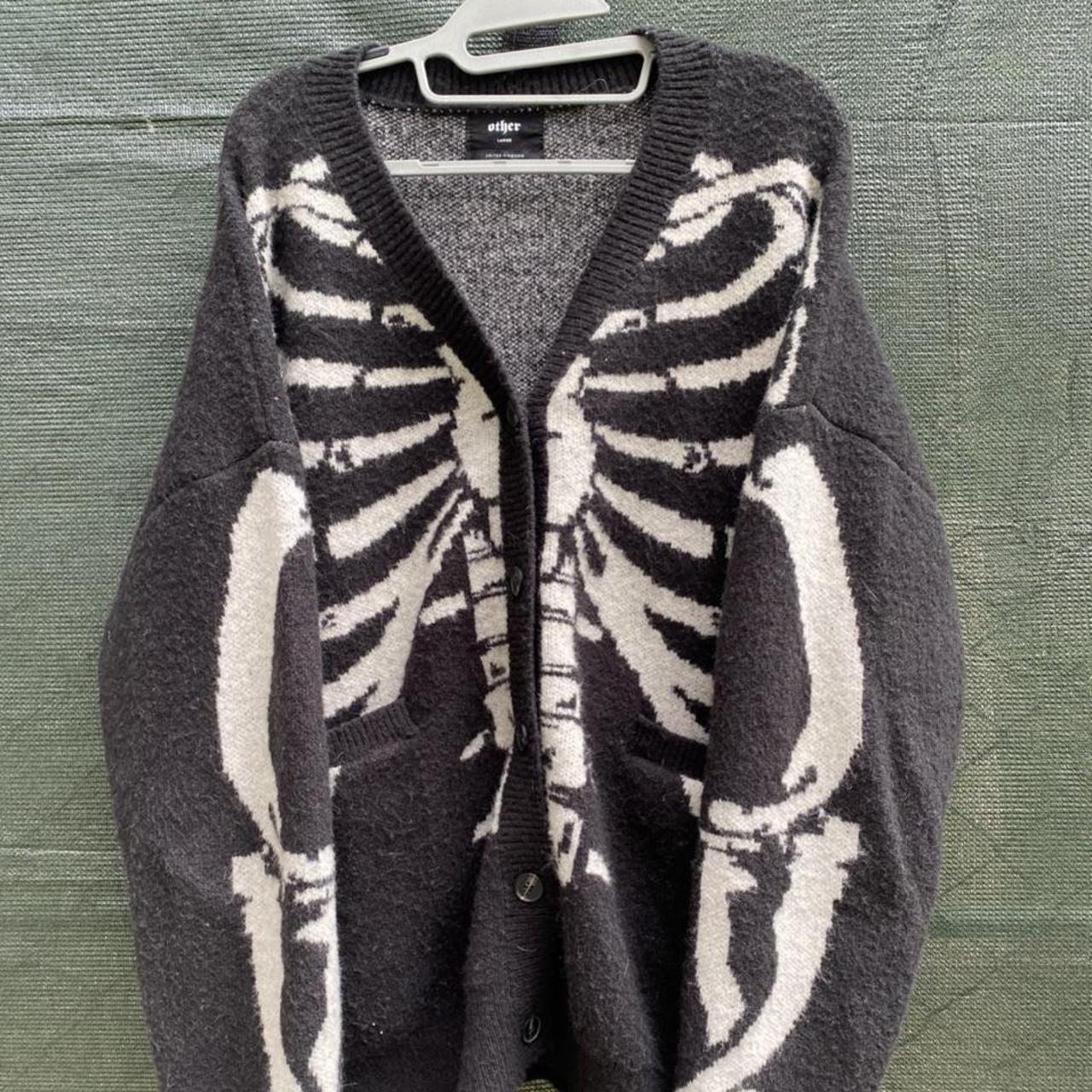 skeleton cardigan