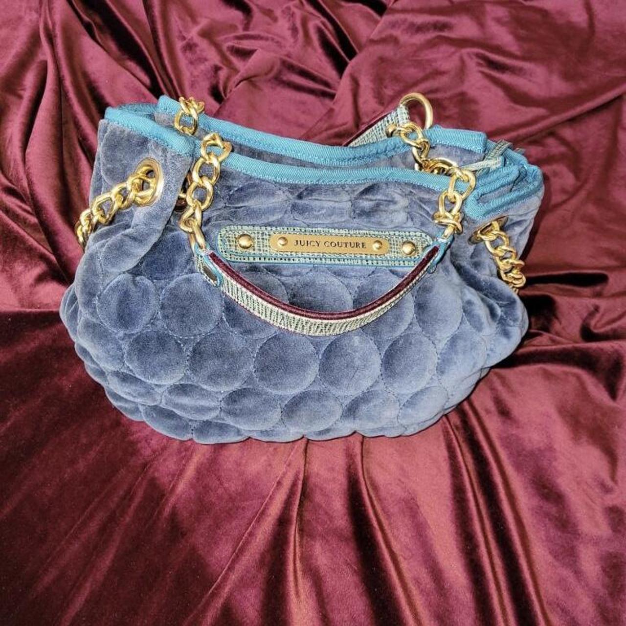 Vintage Juicy Couture Plaid Velour Shoulder Bag Purse Handbag Y2K | eBay