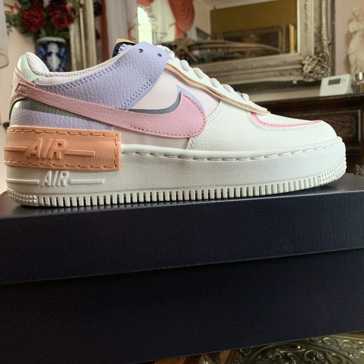 Pink platform nike 2024 air force 1