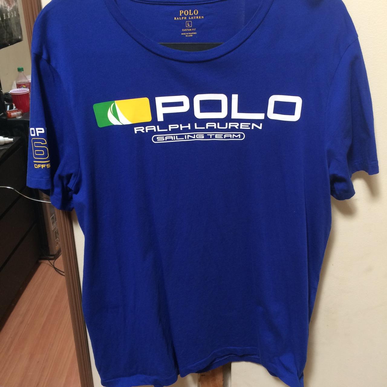 Polo Ralph Lauren sailing team t shirt , 10/10... - Depop