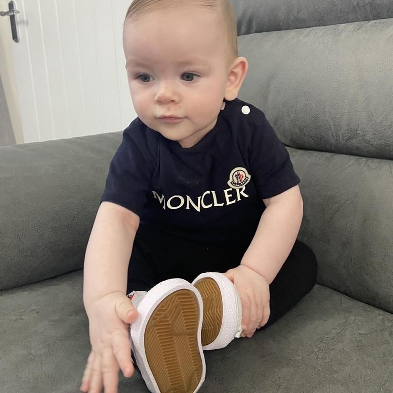 Baby boy moncler T shirt worn twice size 6 months