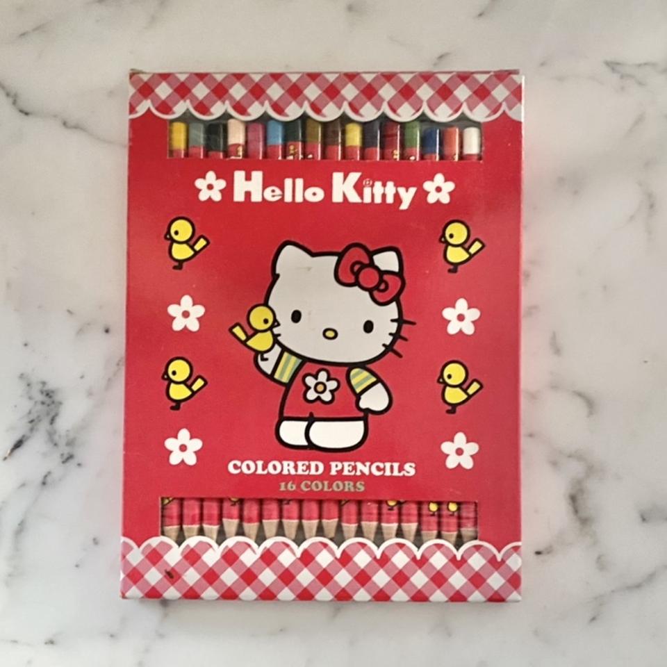 Hello Kitty Pencils Pink Set Of 6 Vintage