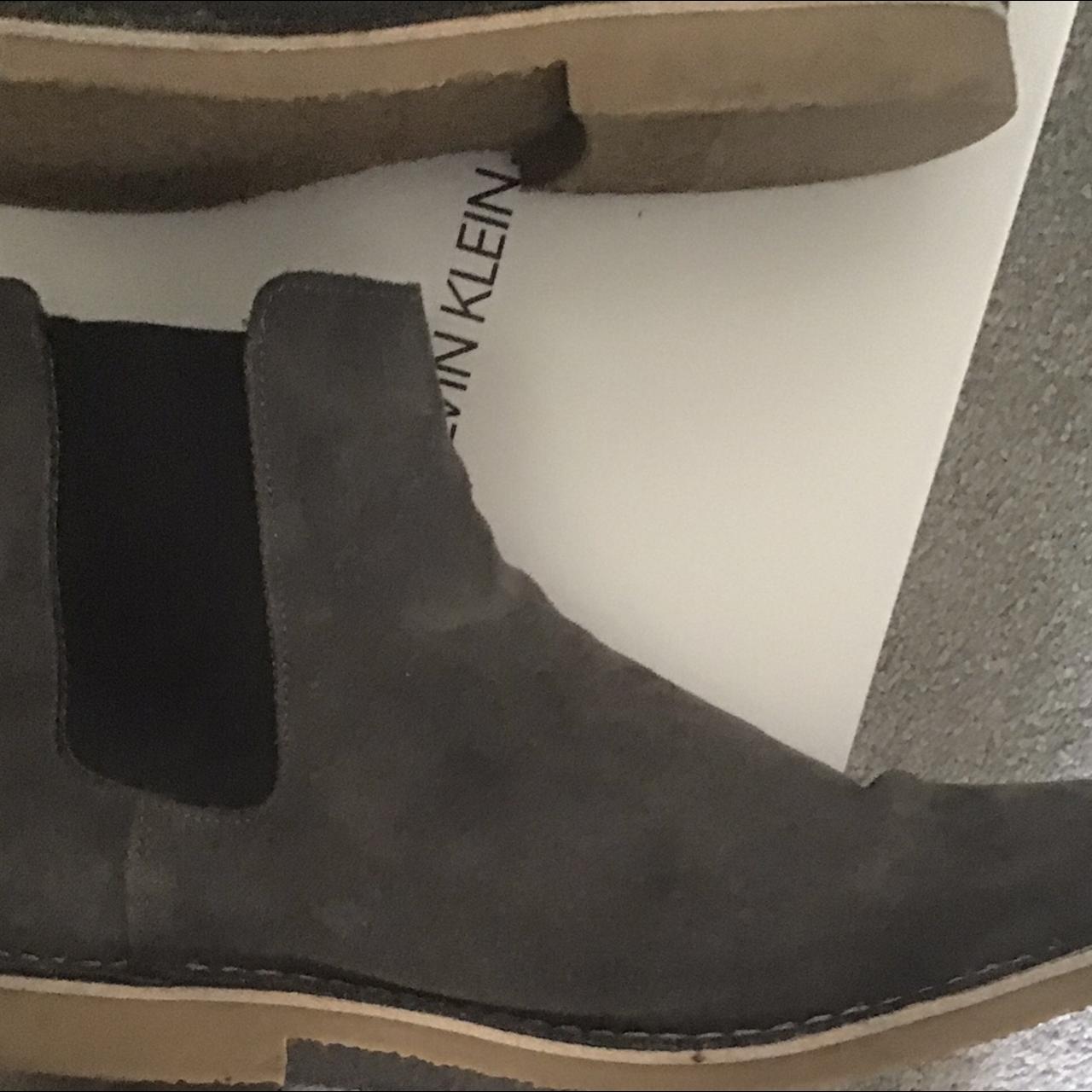 suede grey chelsea boots