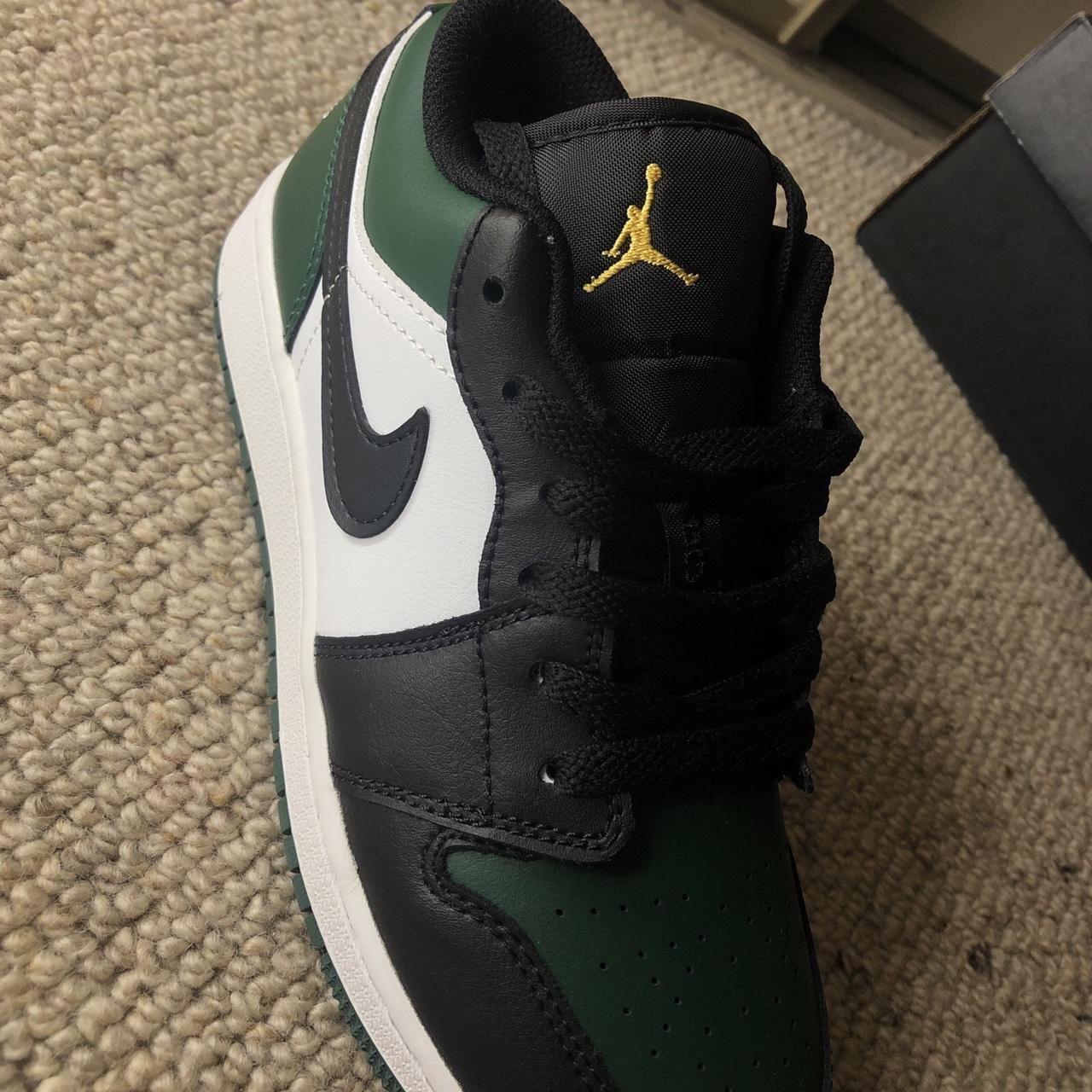 Air Jordan 1 Low Green Toe - 5.5US - Brand new with... - Depop