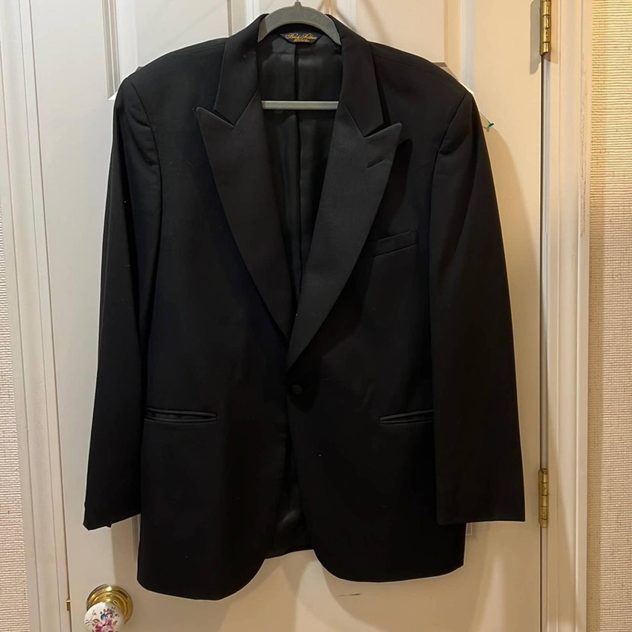 Brooks Brothers Men's Black Jacket | Depop