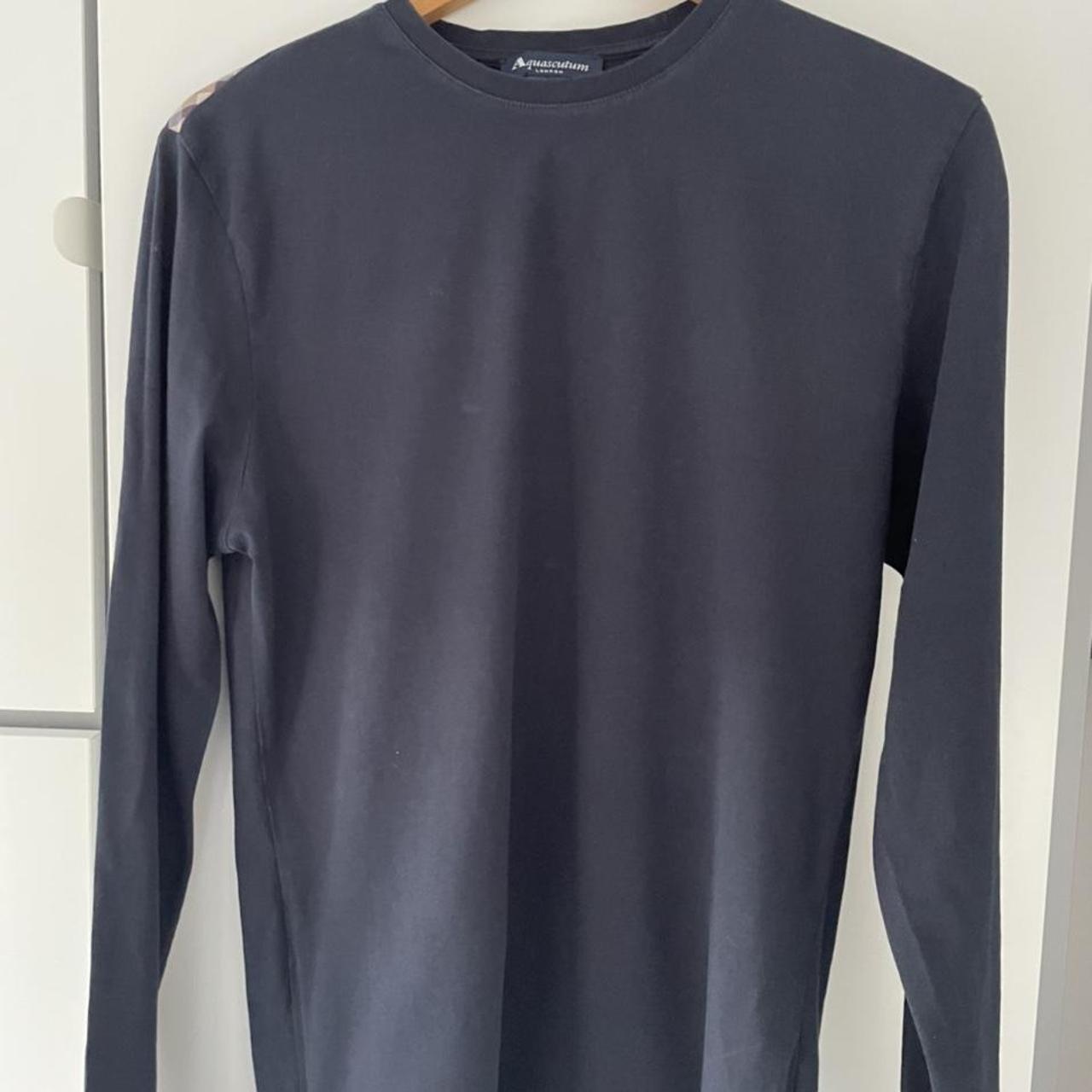 Aquascutum long sleeve tshirt Size small Excellent Depop