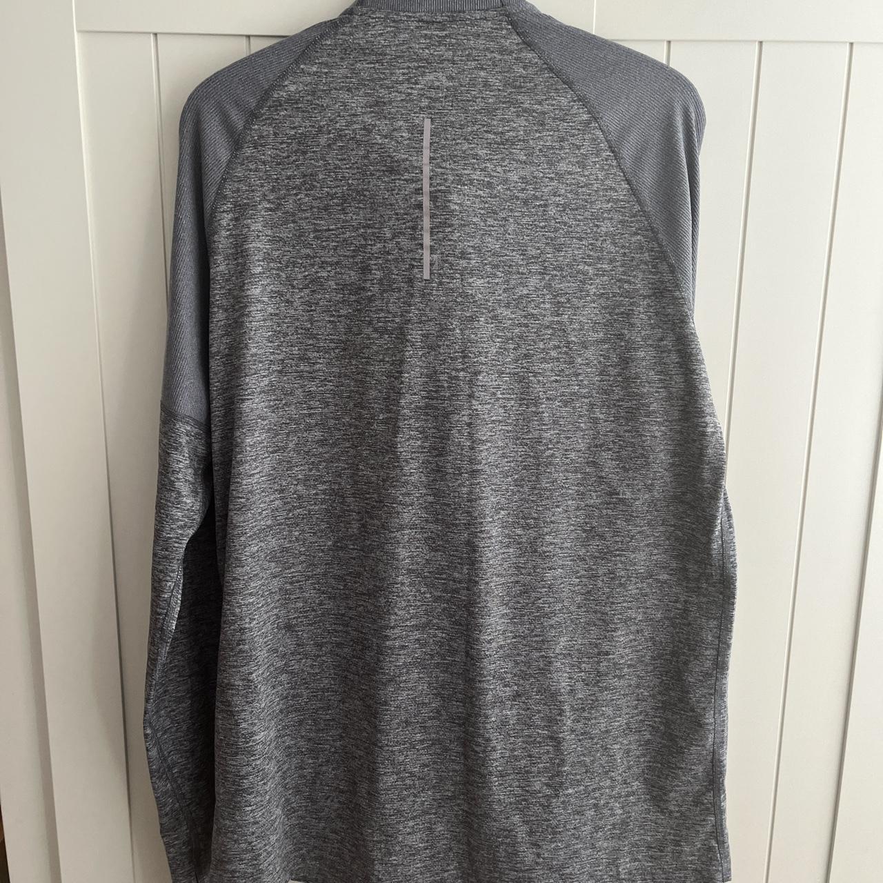 mens nike half zip grey