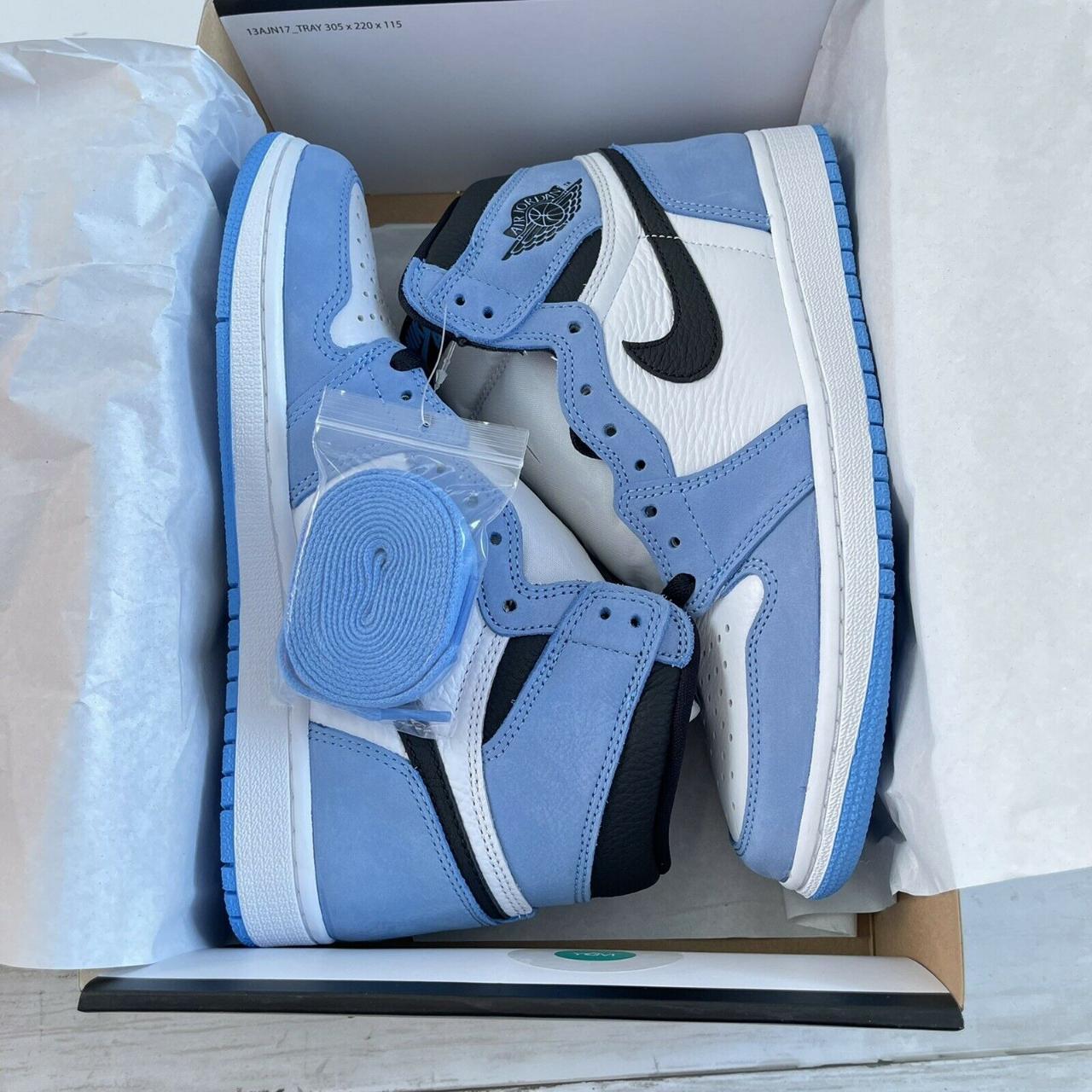 Nike Air Jordan 1 High university blue UK5 Brand... - Depop