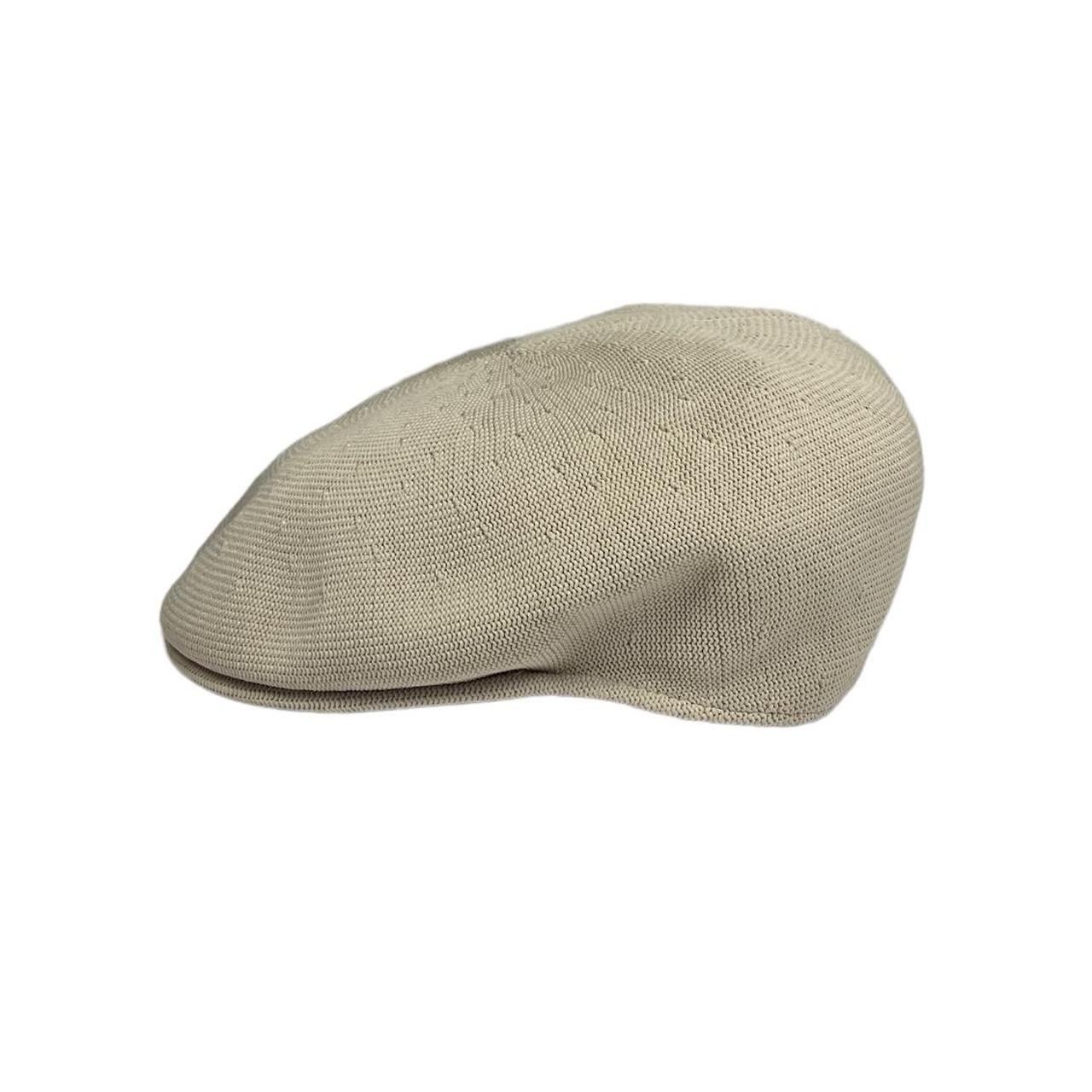 Kangol Men's White and Cream Hat Depop