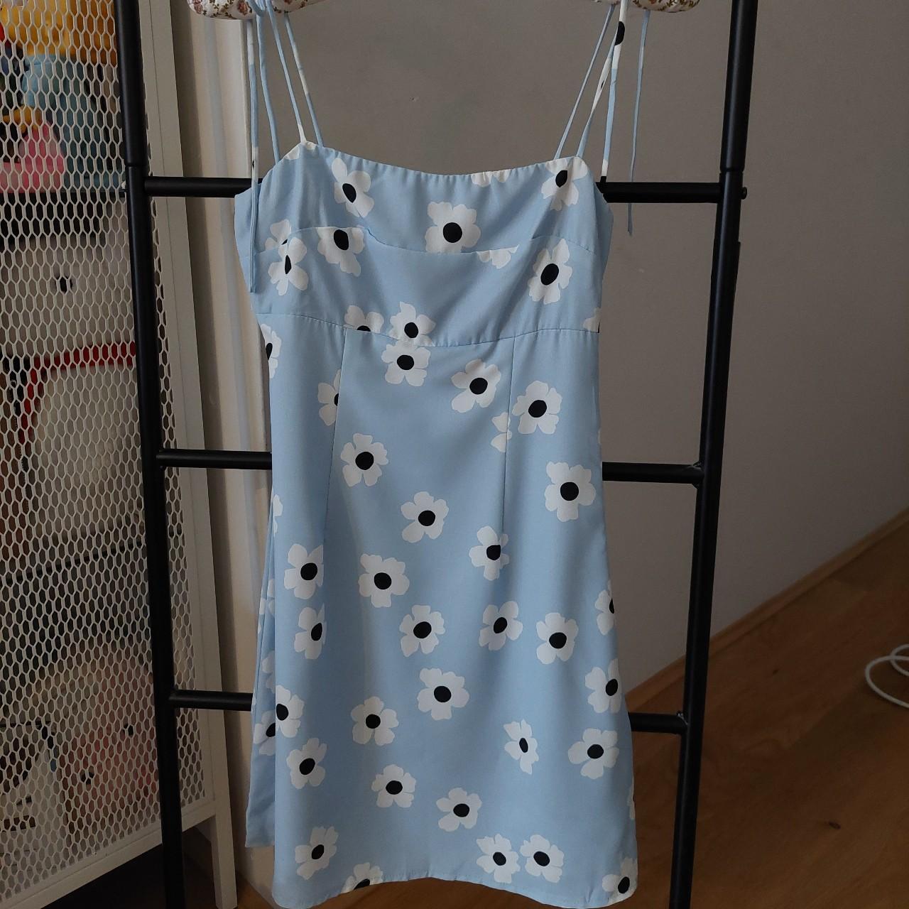 Princess Polly Dare Mini Dress Baby Blue BNWT Size 6... - Depop