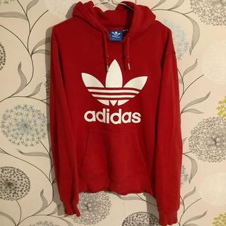 sweater adidas merah