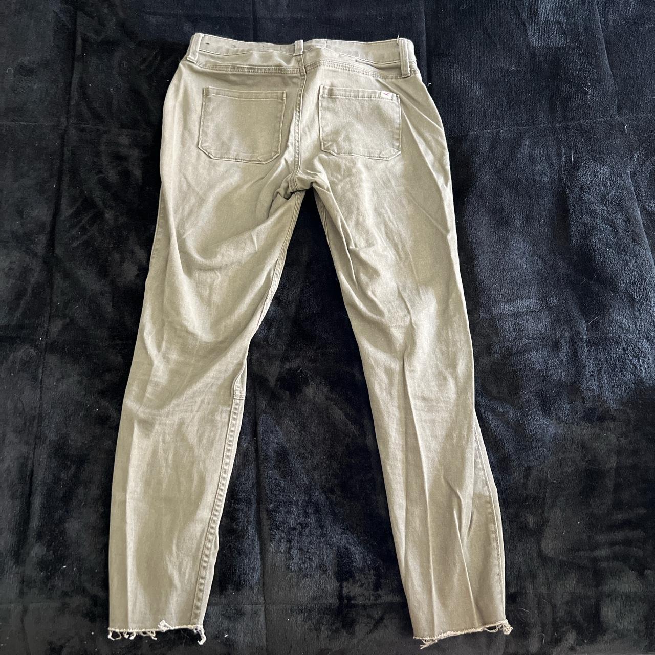 HOLLISTER ARMY GREEN CARGO PANTS hollister jeans... Depop