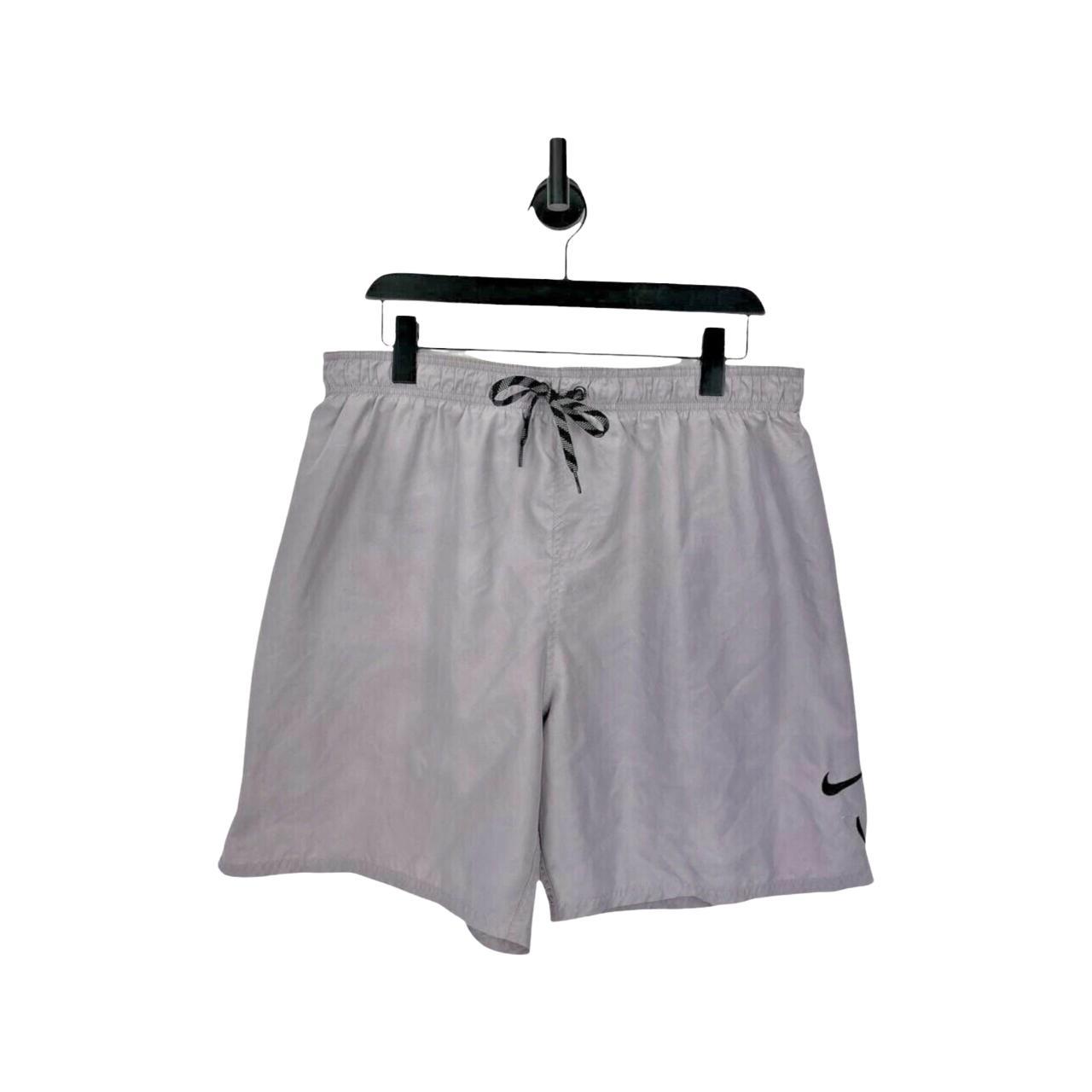 Vintage Nike Mens Grey / purple Running Shorts Size... Depop