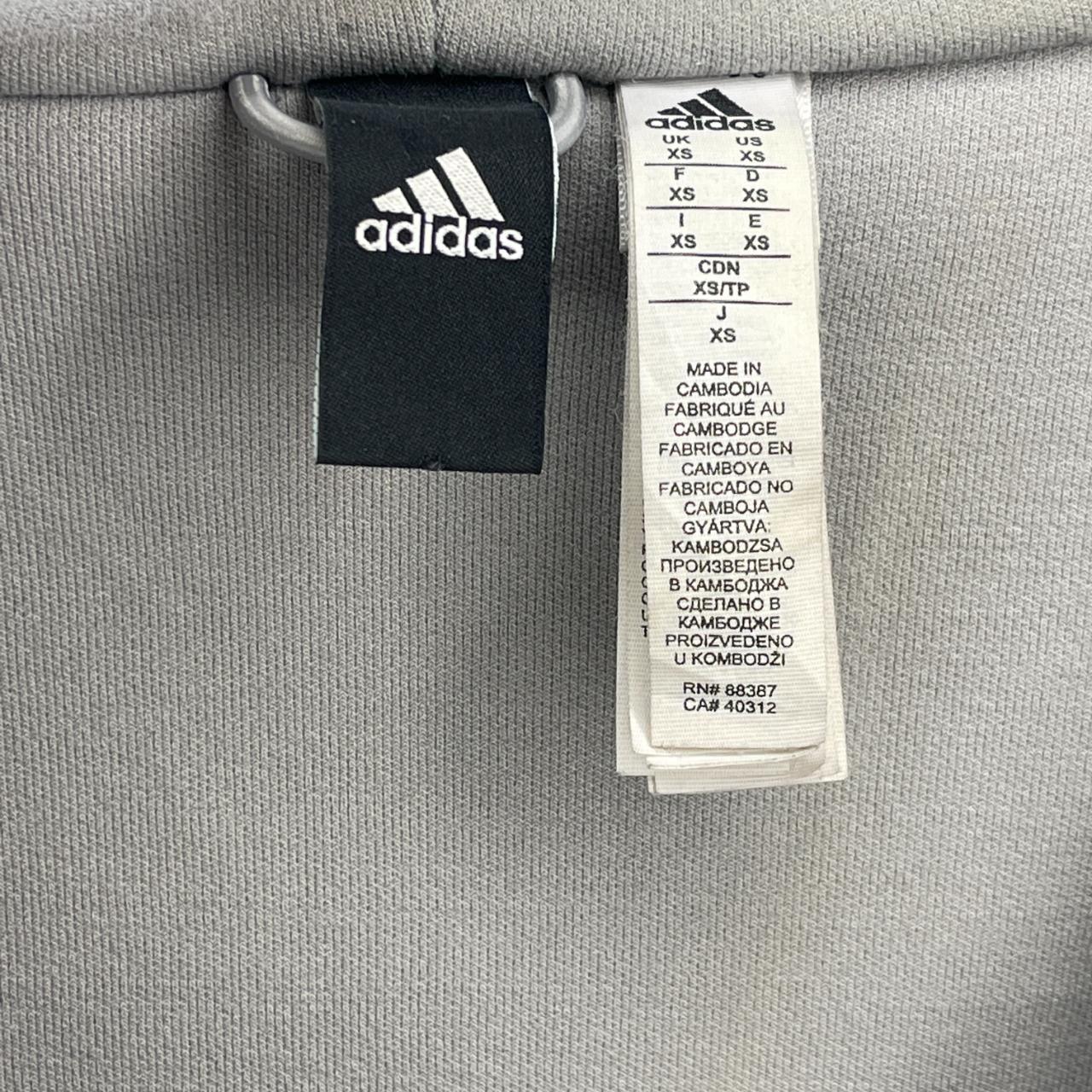 Adidas Grey Zip Up Hoodie XS 📏 Size: Mens - XS ⭐... - Depop