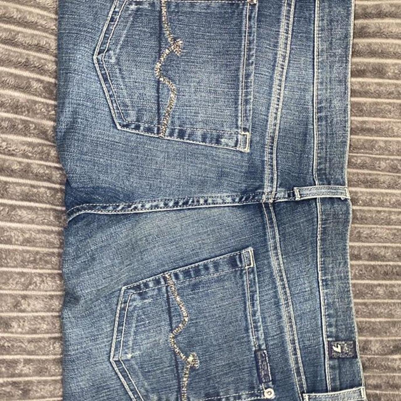 authentic 7 jeans, no missing diamonds, great... - Depop