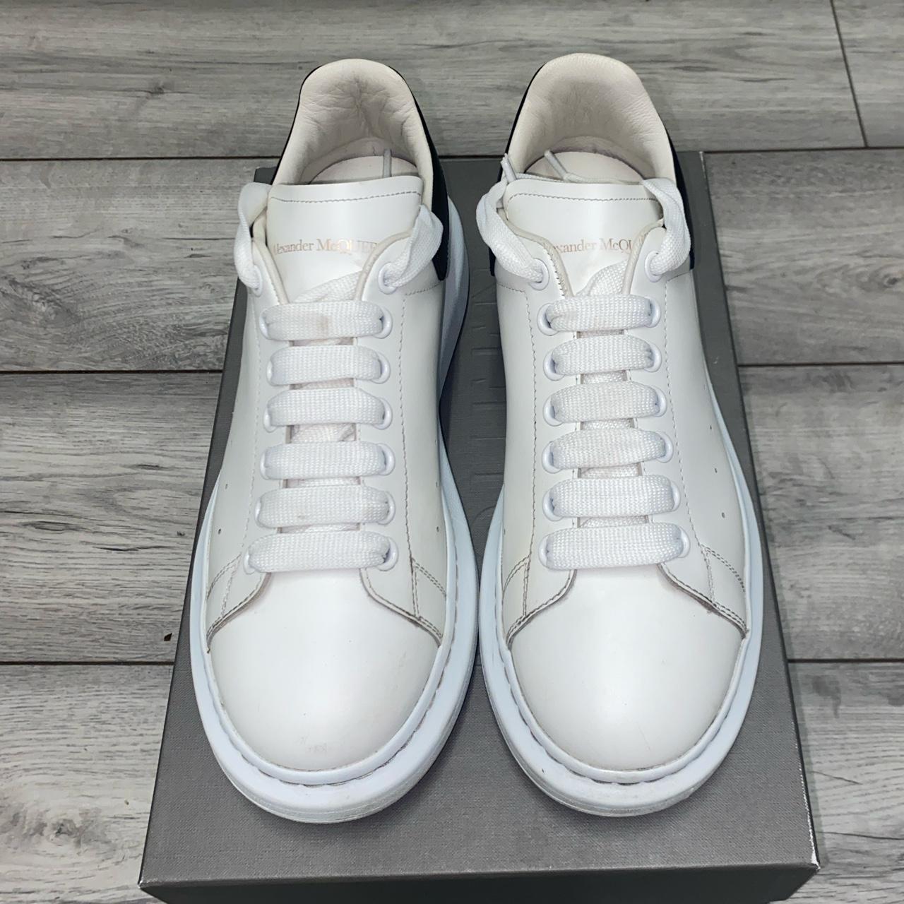 Alexander McQueen Men's Black and White Footwear | Depop