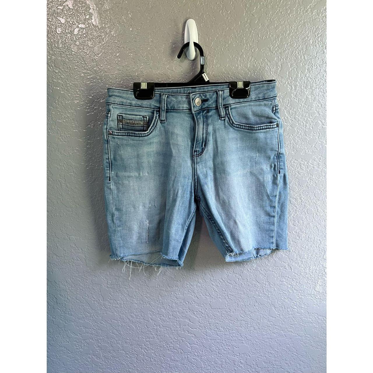 calvin klein cut off shorts