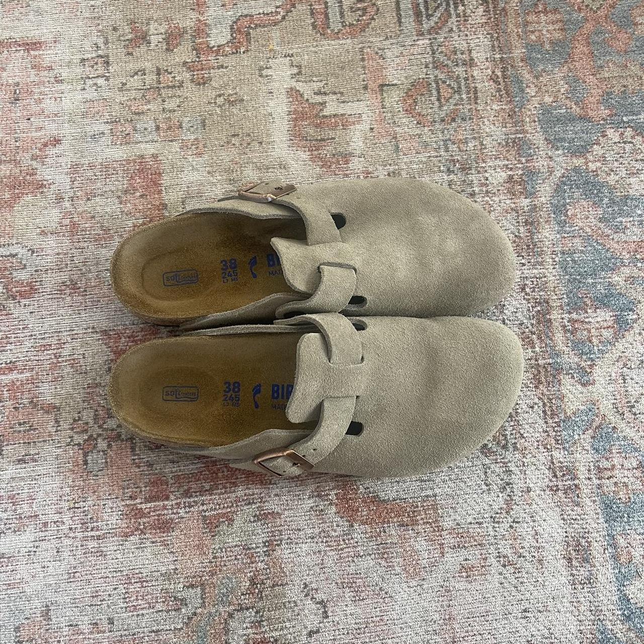 Product Image 1 - BIRKENSTOCK BOSTON CLOGS IN TAUPE!