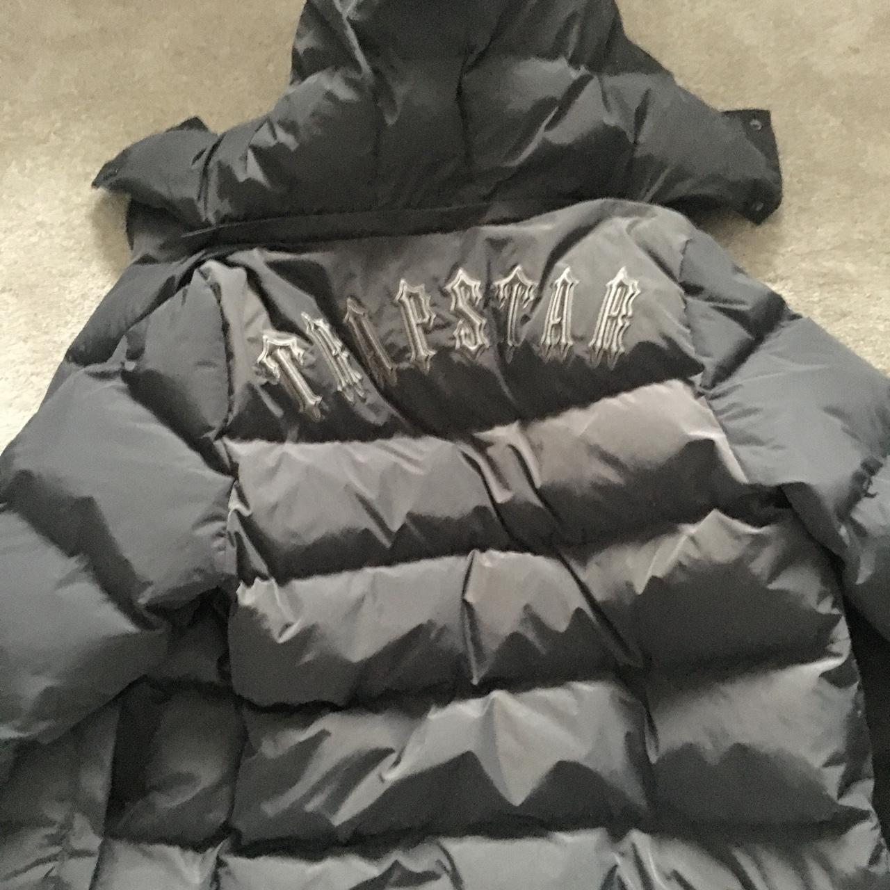 Grey trapstar jacket size small - Depop