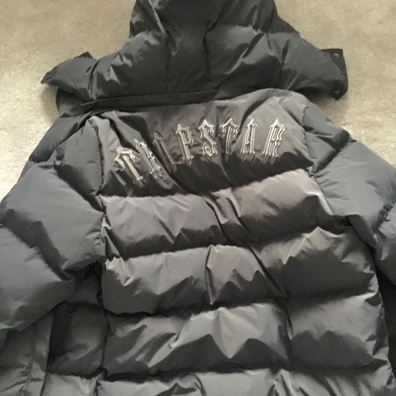Grey trapstar jacket size small Depop