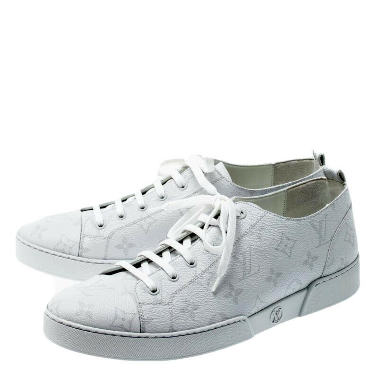 Louis Vuitton LV Trainer Sneaker WHITE. Size 8 This - Depop