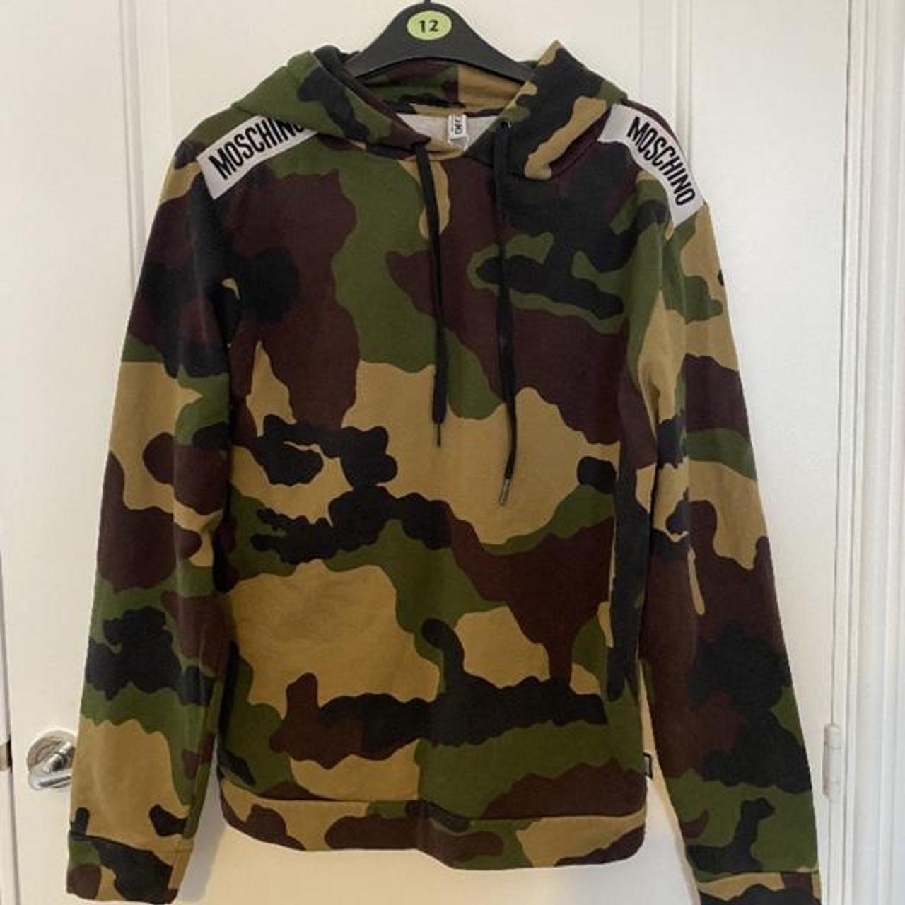 Moschino camo clearance hoodie