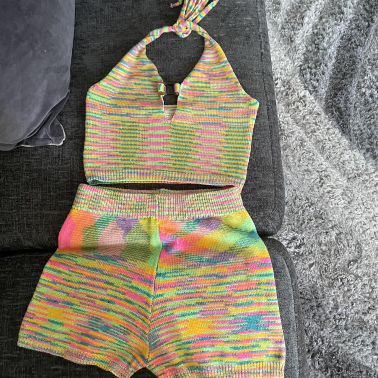 She Has Evolved Sunrise 2 Piece Set Worn Once To A Depop