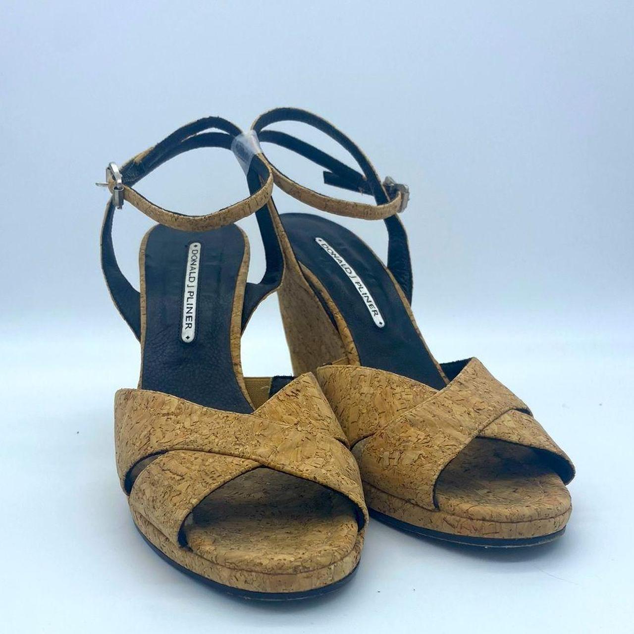 Donald pliner best sale cork wedge sandals