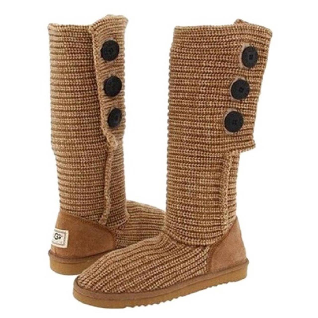 tan knit uggs