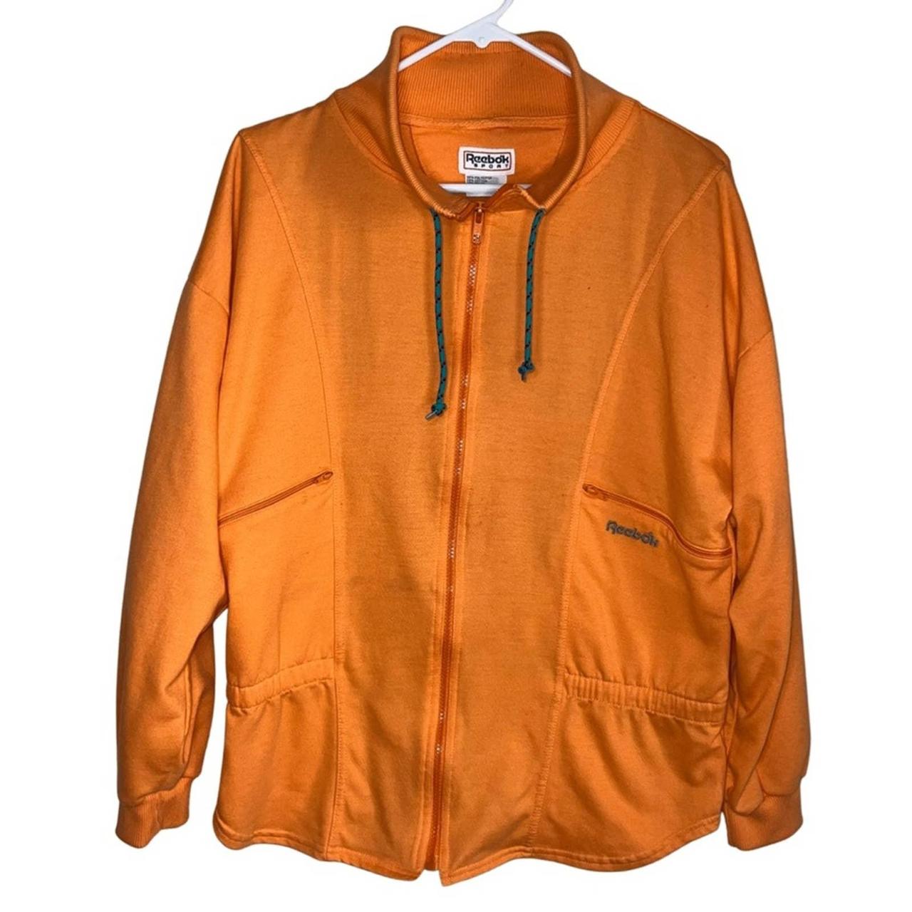 Reebok jacket shop womens orange