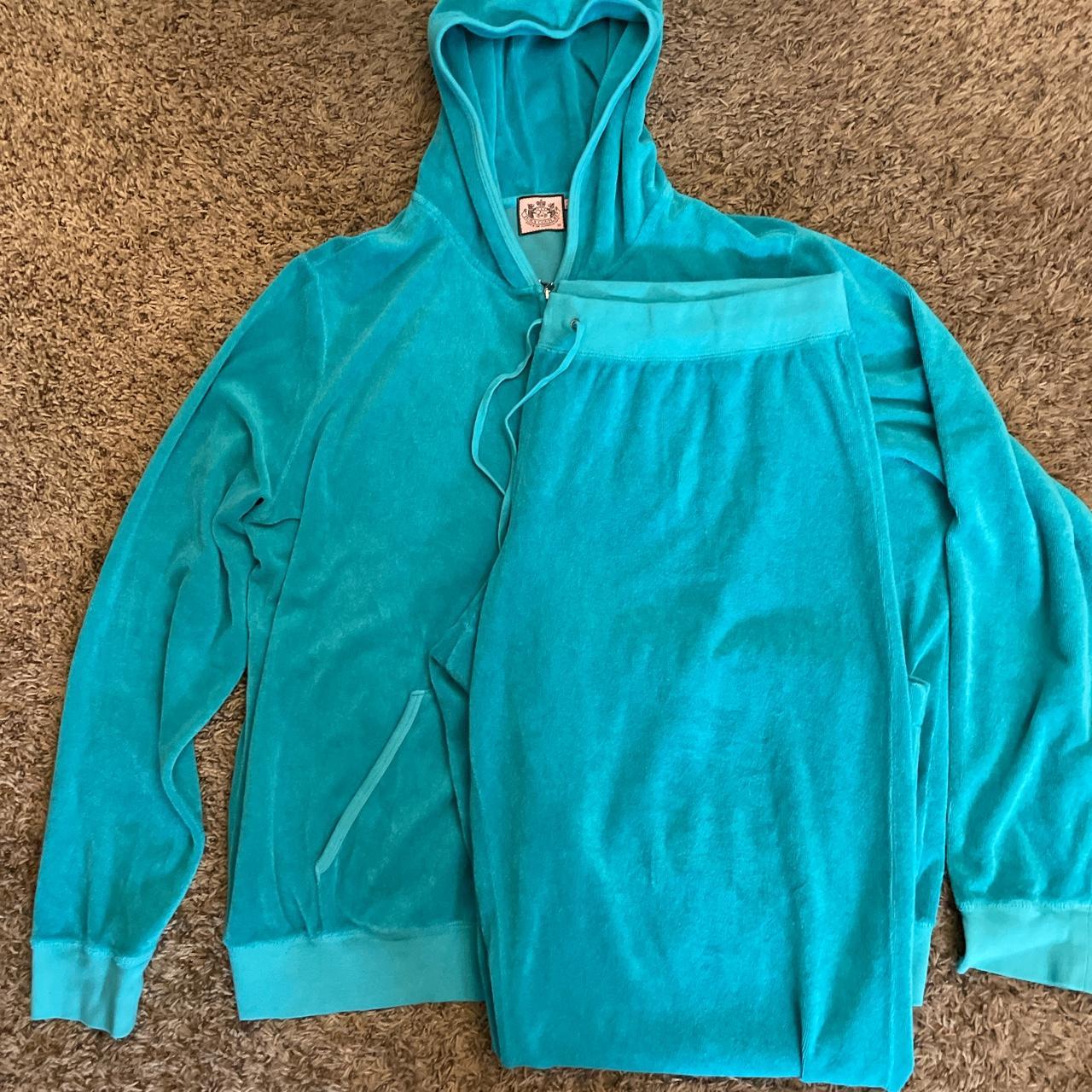 Baby blue juicy online couture hoodie