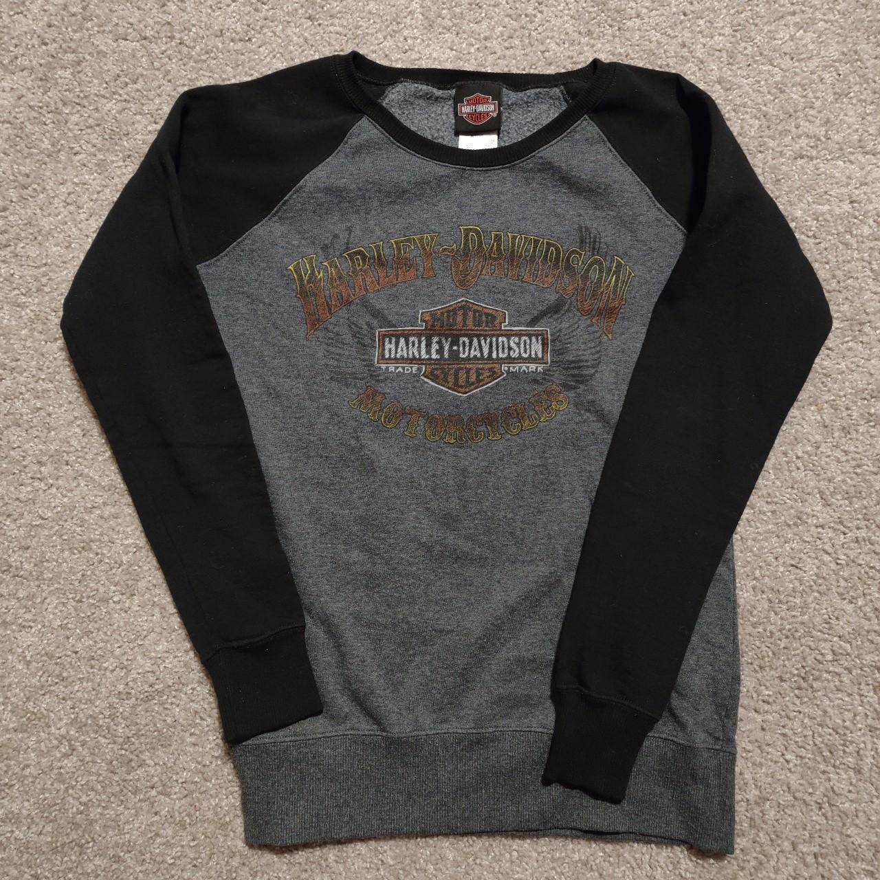 Harley davidson sales crew neck jumper